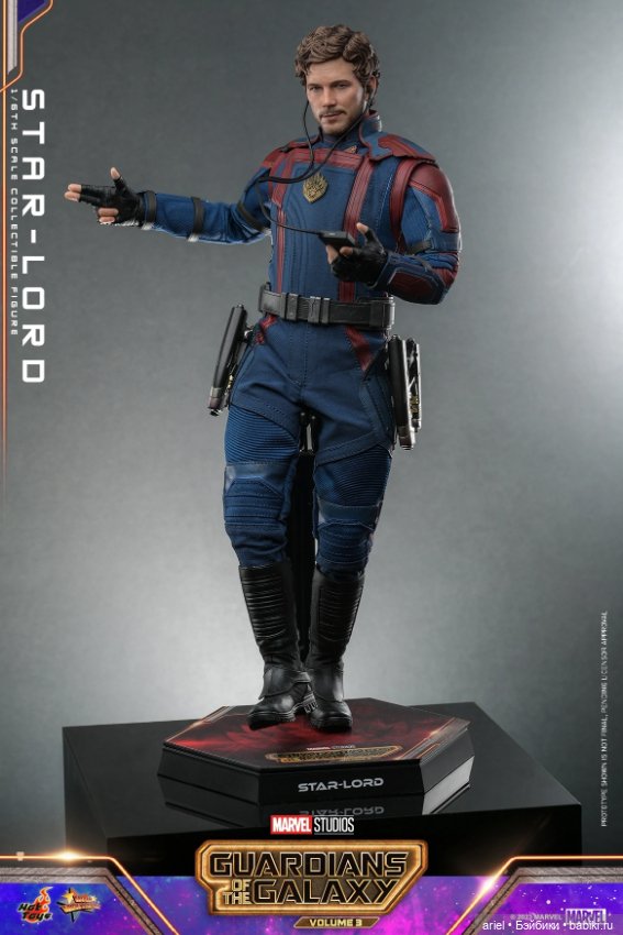 Hot Toys анонсировали фигурку Звёздного Лорда по мотивам фильма «Стражи Галактики. Часть 3» (фото 9)