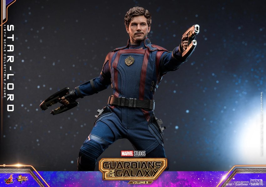 Hot Toys анонсировали фигурку Звёздного Лорда по мотивам фильма «Стражи Галактики. Часть 3» (фото 6)