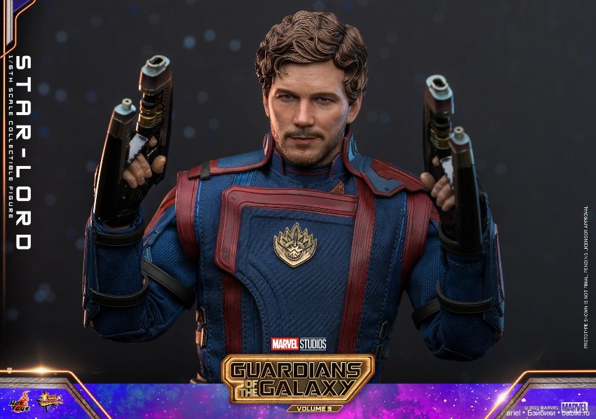 Hot Toys анонсировали фигурку Звёздного Лорда по мотивам фильма «Стражи Галактики. Часть 3» (фото 5)