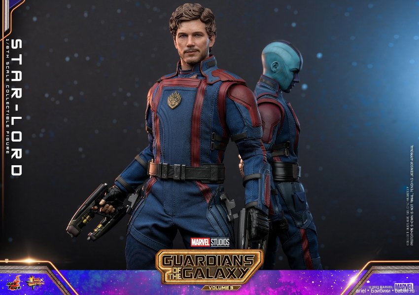 Hot Toys анонсировали фигурку Звёздного Лорда по мотивам фильма «Стражи Галактики. Часть 3» (фото 7)
