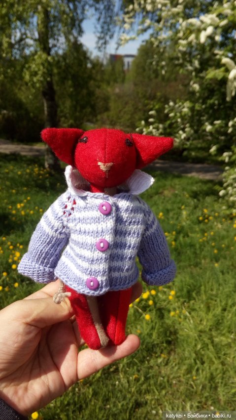 Гранат пират — Текстильные игрушки и примитивы: кофейные (фото 5)