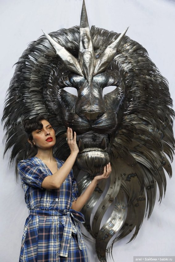 Сельчук Йылмаз (Selçuk Yılmaz) и его скульптуры животных из металла (фото 8)