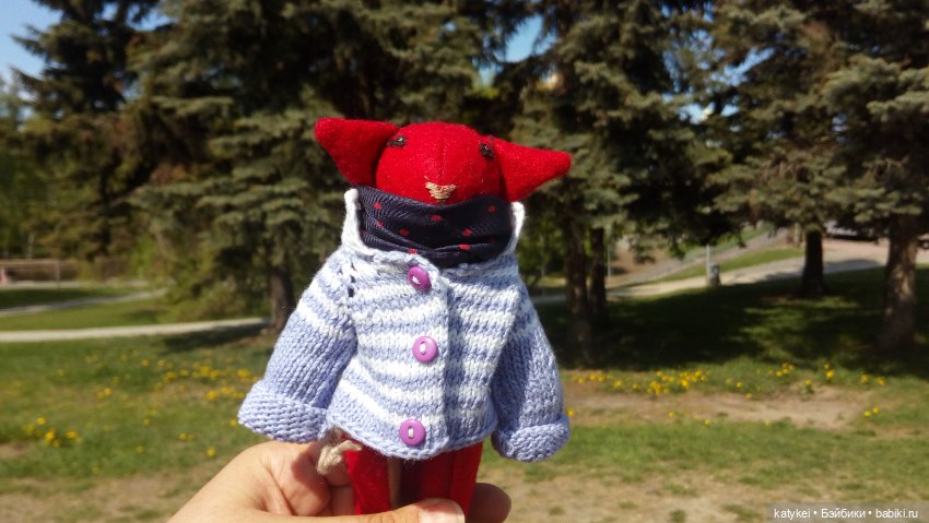 Гранат пират — Текстильные игрушки и примитивы: кофейные (фото 8)