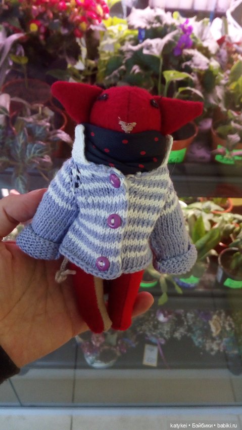 Гранат пират — Текстильные игрушки и примитивы: кофейные (фото 9)