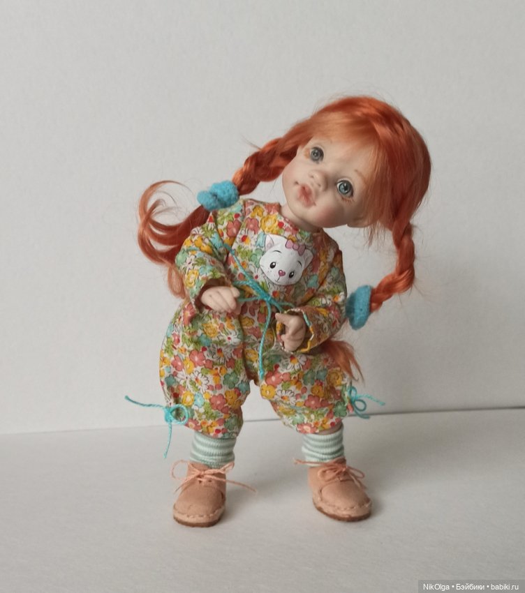Рыжее Солнышко — Авторские шарнирные куклы своими руками: лепка (фото 8)