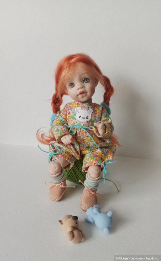 Рыжее Солнышко — Авторские шарнирные куклы своими руками: лепка (фото 9)