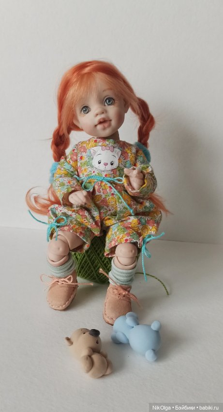 Рыжее Солнышко — Авторские шарнирные куклы своими руками: лепка (фото 4)