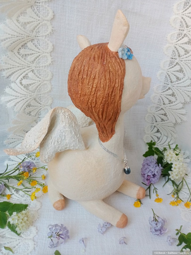 Пегас — Лепка авторских игрушек и папье (фото 7)