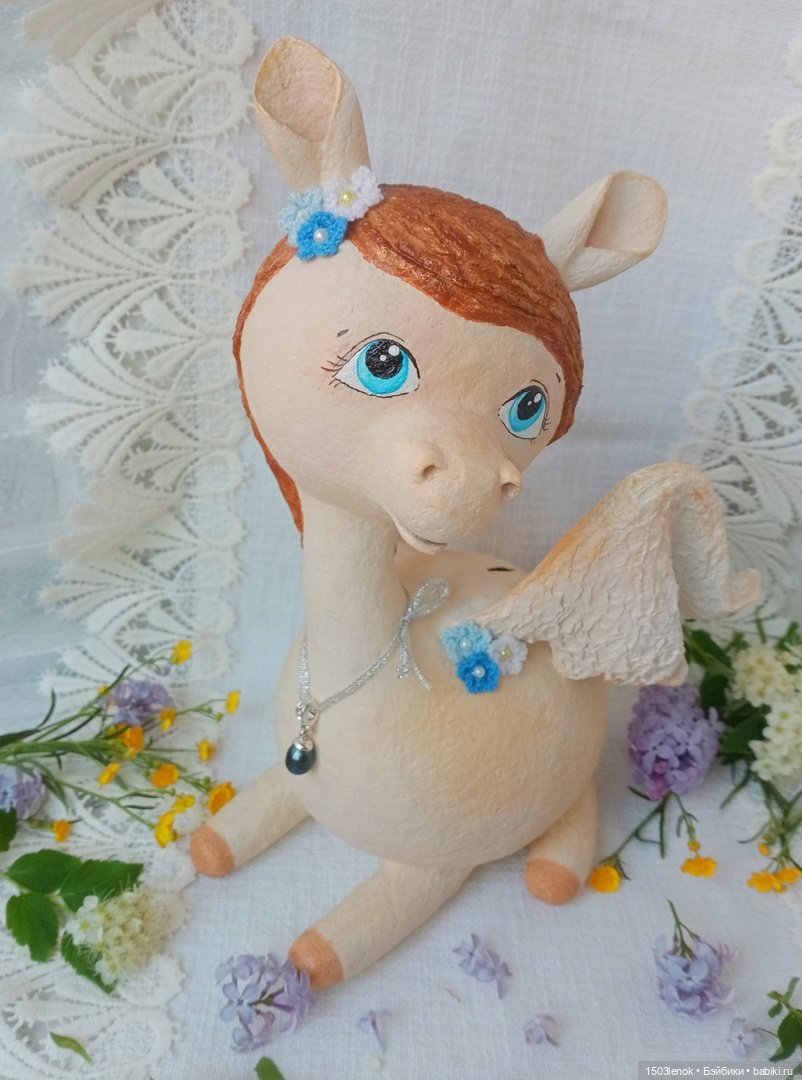 Пегас — Лепка авторских игрушек и папье (фото 5)