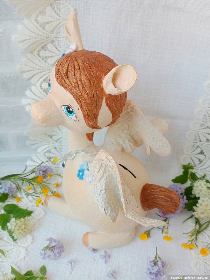 Пегас — Лепка авторских игрушек и папье (фото 3)