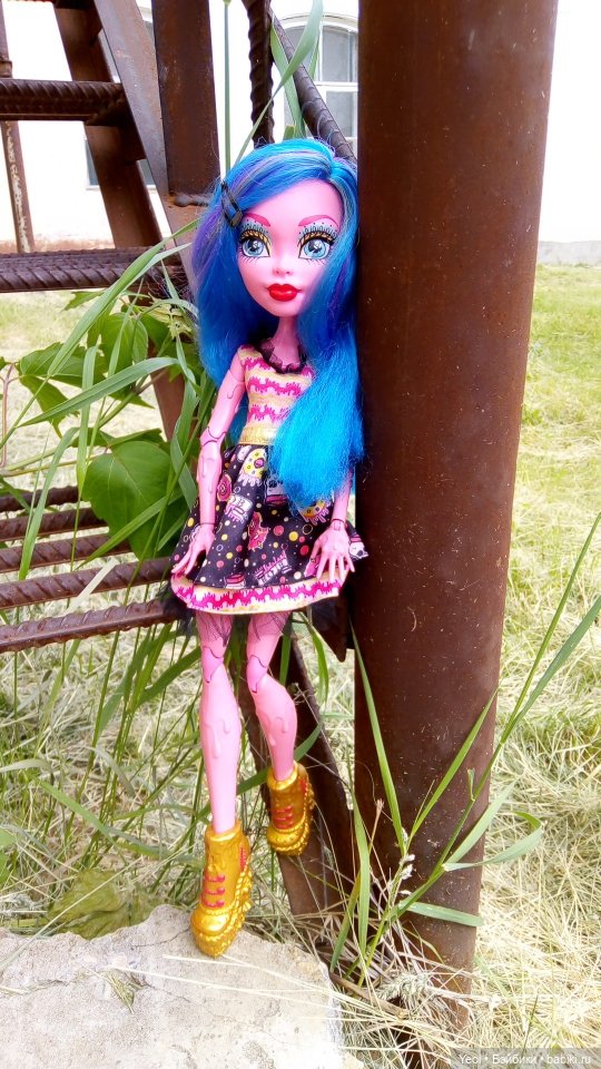 Монстер хай на прогулке, Клодин и Гулиопа, 42см