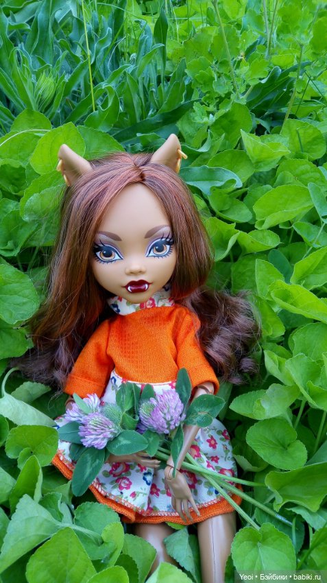 Монстер хай на прогулке, Клодин и Гулиопа, 42см