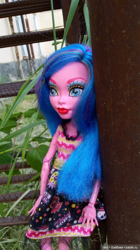 Монстер хай на прогулке, Клодин и Гулиопа, 42см