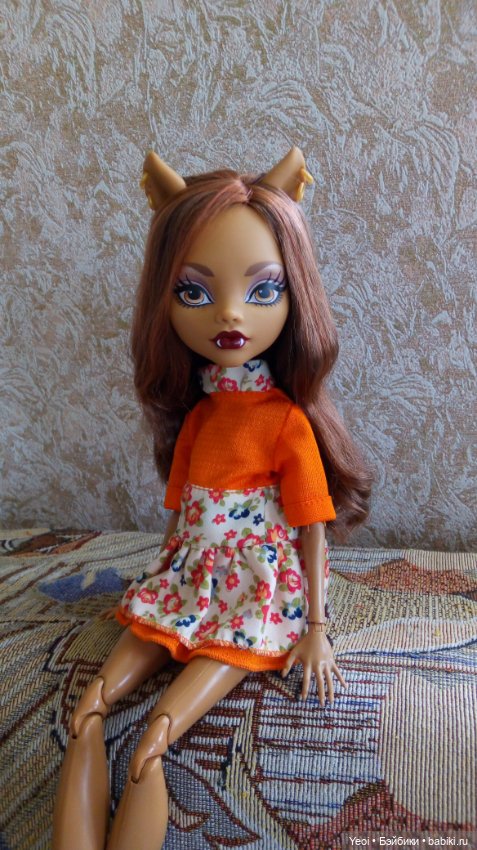 Монстер хай на прогулке, Клодин и Гулиопа, 42см (фото 4)