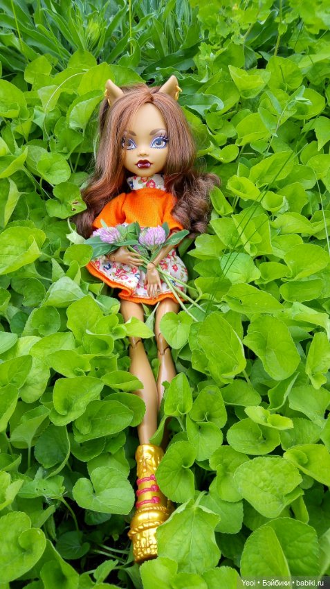 Монстер хай на прогулке, Клодин и Гулиопа, 42см