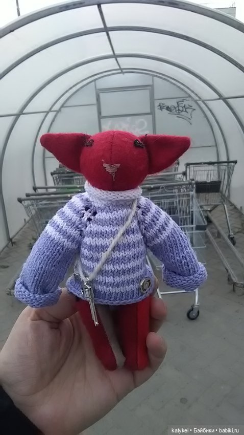 Морской (волк) кот — Текстильные игрушки и примитивы: кофейные