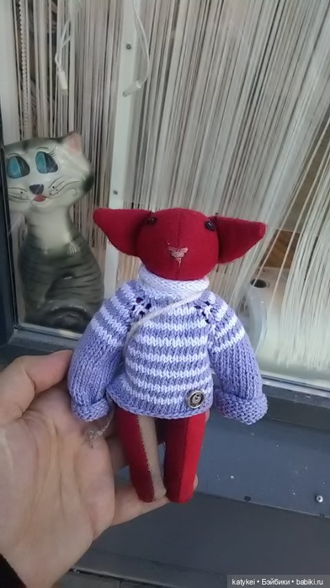 Морской (волк) кот — Текстильные игрушки и примитивы: кофейные