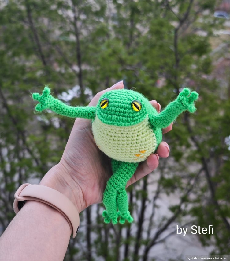 Лягух — Вязаные игрушки и амигуруми: крючком (фото 3)