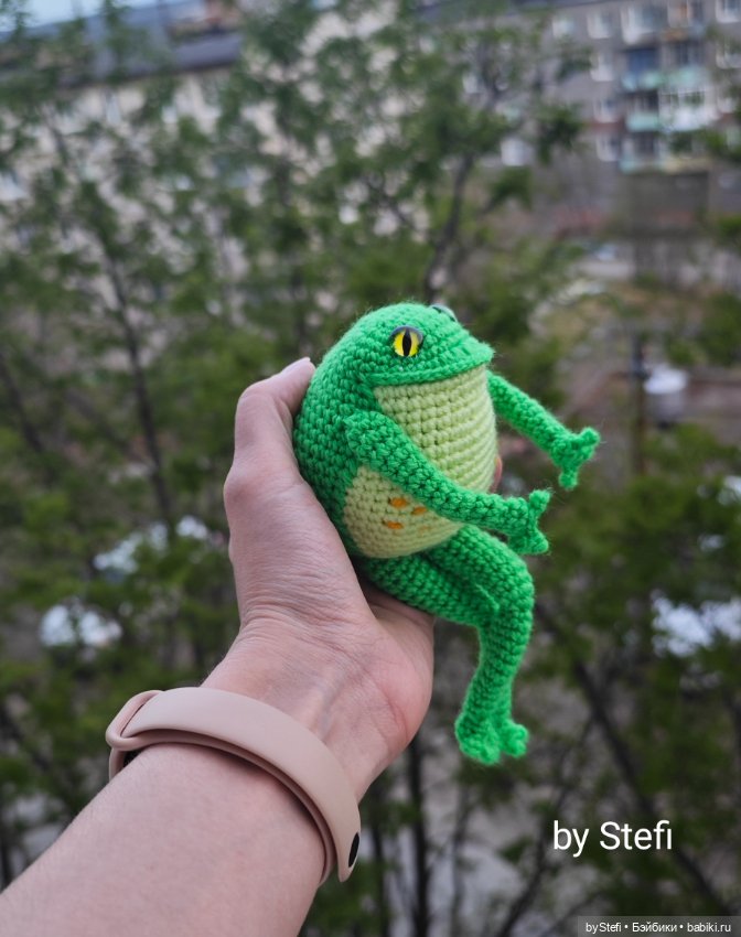 Лягух — Вязаные игрушки и амигуруми: крючком (фото 9)