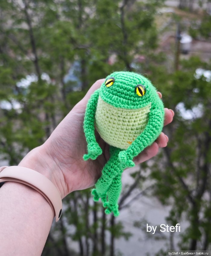 Лягух — Вязаные игрушки и амигуруми: крючком (фото 10)