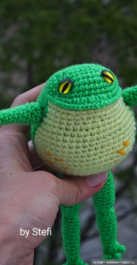 Лягух — Вязаные игрушки и амигуруми: крючком