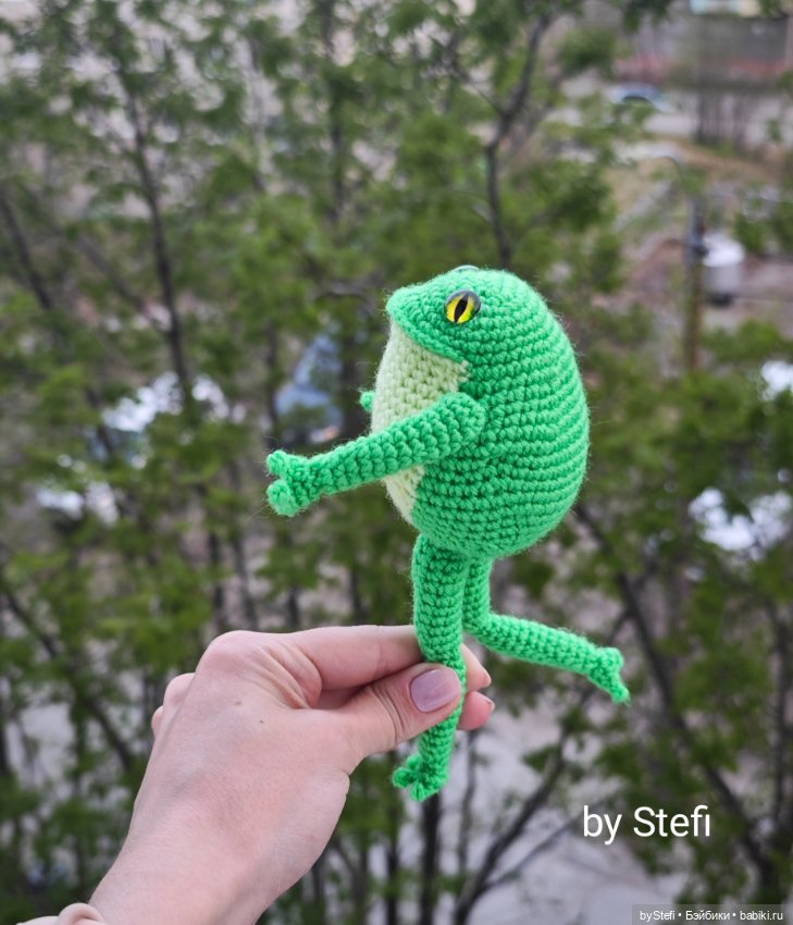 Лягух — Вязаные игрушки и амигуруми: крючком