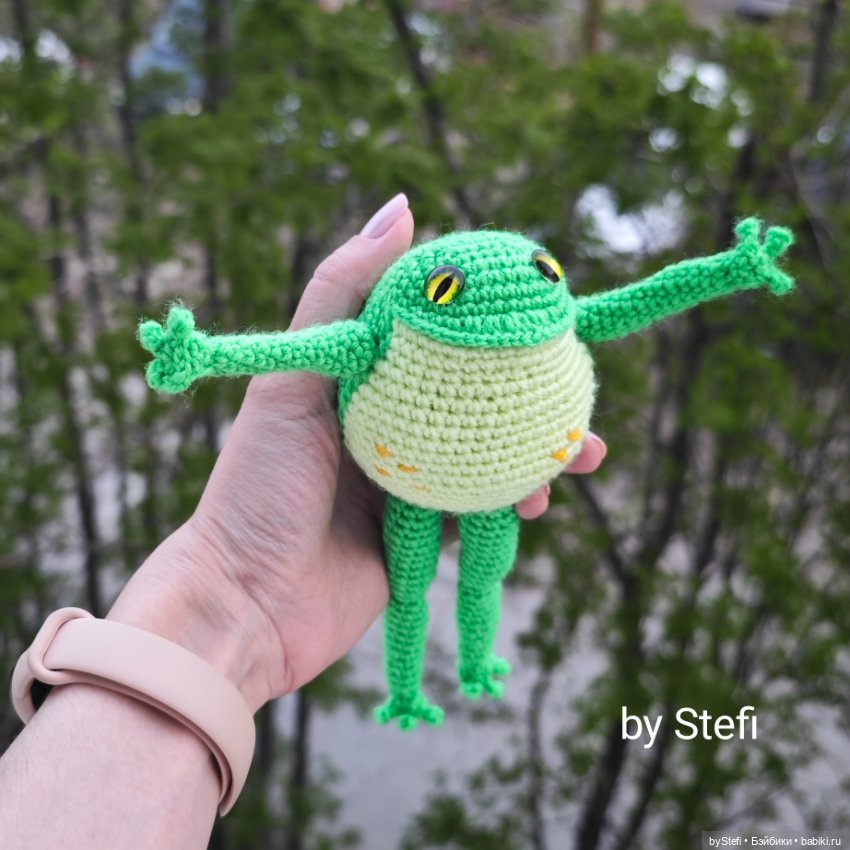 Лягух — Вязаные игрушки и амигуруми: крючком