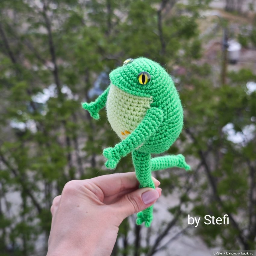 Лягух — Вязаные игрушки и амигуруми: крючком