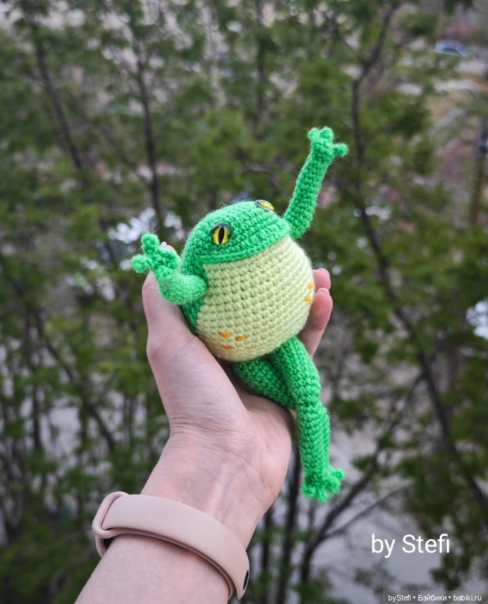 Лягух — Вязаные игрушки и амигуруми: крючком (фото 5)