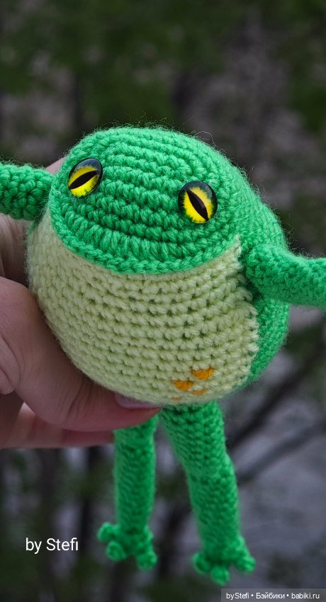 Лягух — Вязаные игрушки и амигуруми: крючком