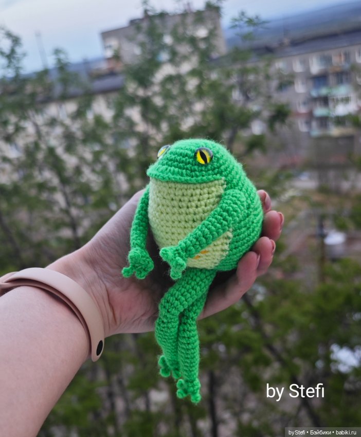 Лягух — Вязаные игрушки и амигуруми: крючком