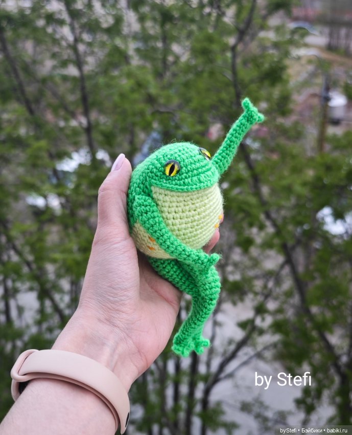 Лягух — Вязаные игрушки и амигуруми: крючком (фото 8)