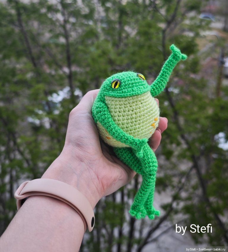 Лягух — Вязаные игрушки и амигуруми: крючком