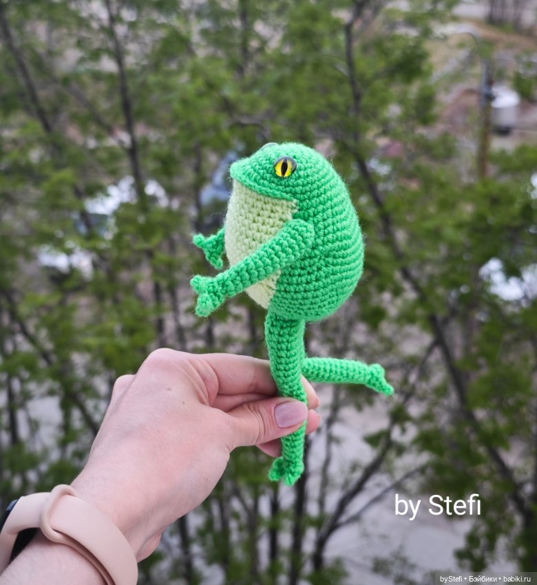 Лягух — Вязаные игрушки и амигуруми: крючком