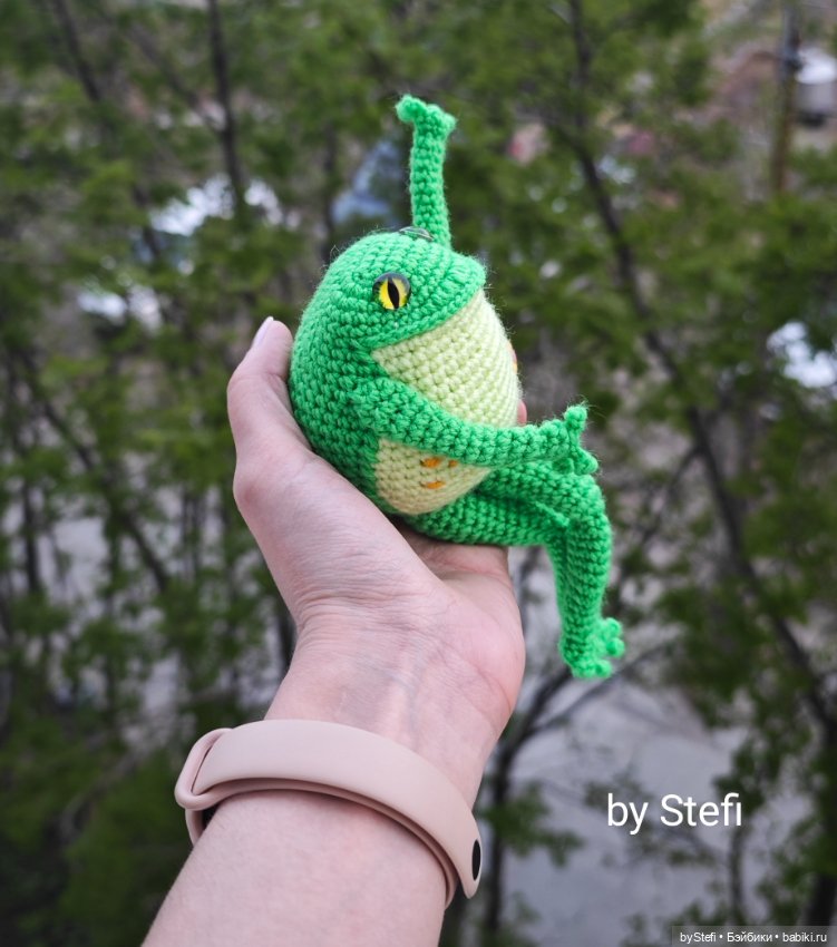 Лягух — Вязаные игрушки и амигуруми: крючком (фото 7)