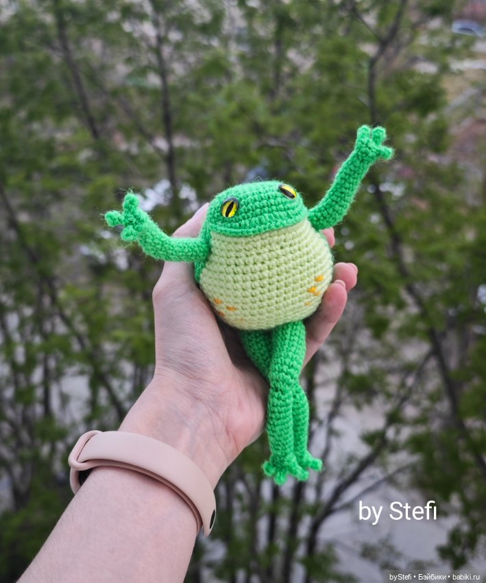 Лягух — Вязаные игрушки и амигуруми: крючком (фото 4)