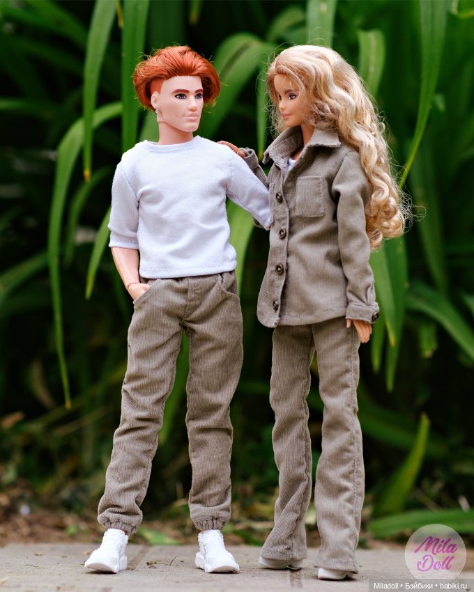 Парный комплект для Барби и Кена моей работы (фото 3)
