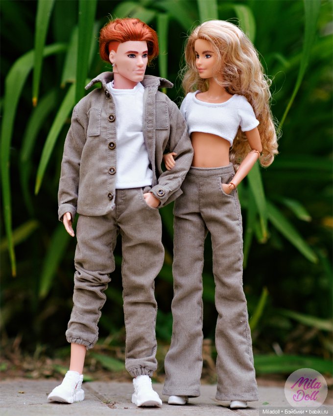 Парный комплект для Барби и Кена моей работы