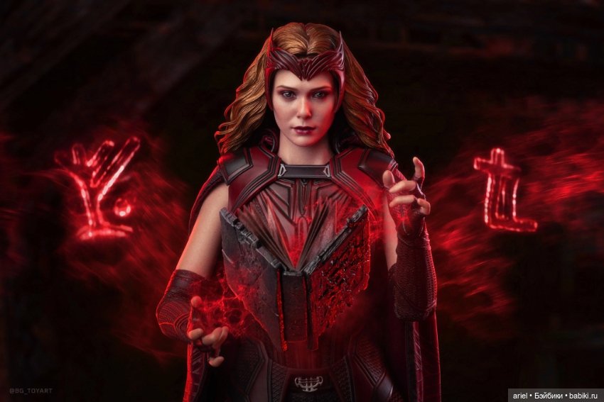 В Гонконге состоялся релиз фигурки Ванды в масштабе 1/6 по мотивам сериала «Ванда/Вижн» (фото 7)