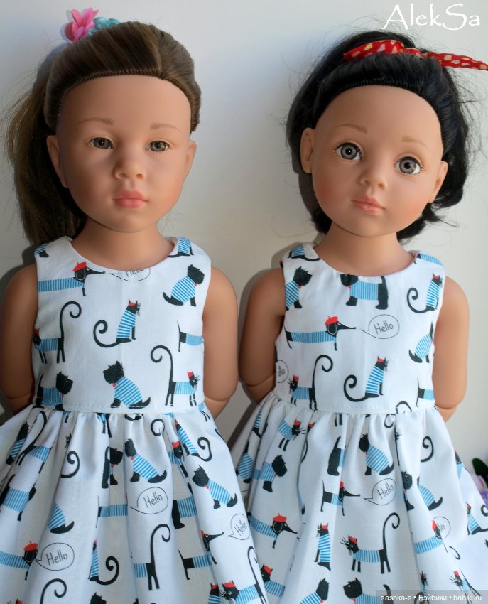 Платья для Готц - больших и маленьких