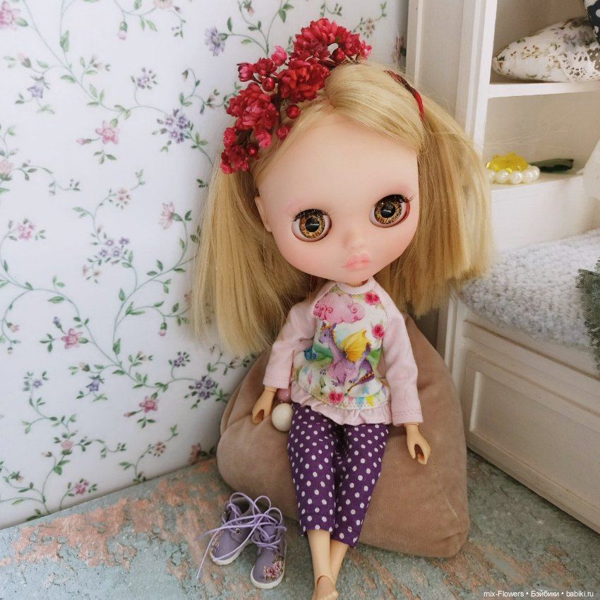 Куколки и цветы - созданы друг для друга... продолжение (фото 6)