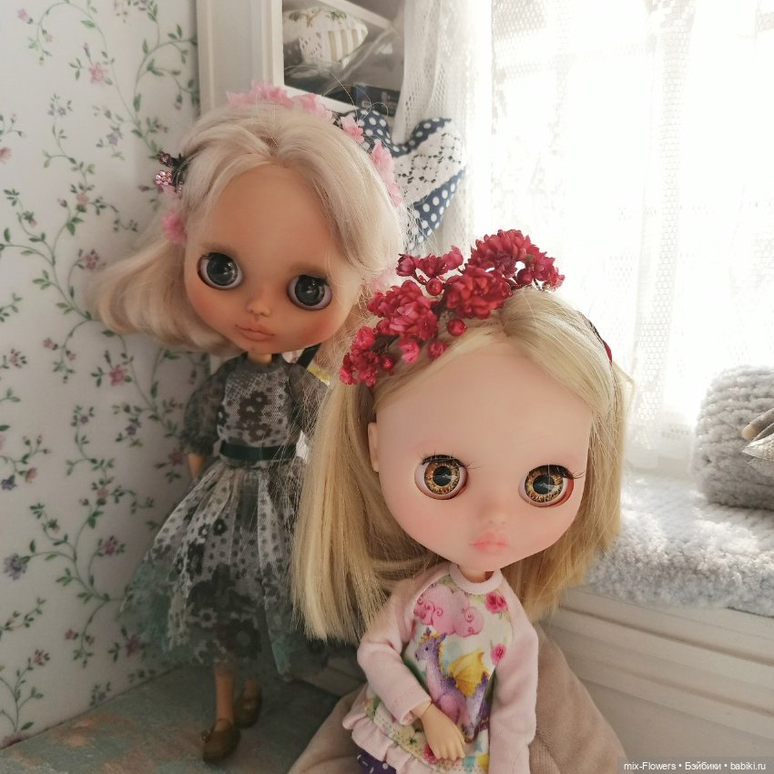 Куколки и цветы - созданы друг для друга... продолжение