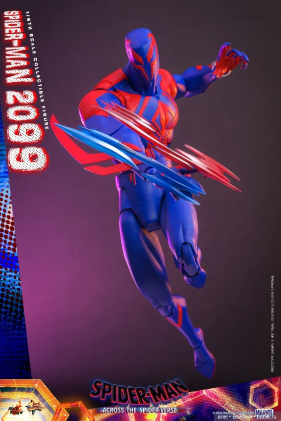 Hot Toys анонсировали фигурку Человека-паука 2099 в по анимационному фильму «Человек-паук: Паутина вселенных» (фото 4)