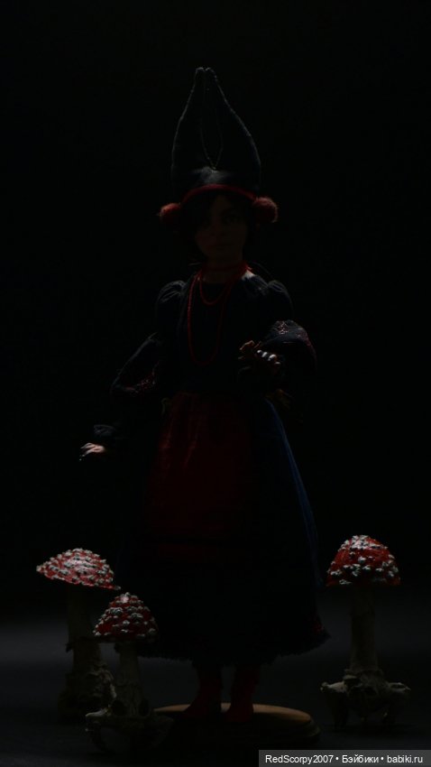 Рукотворные образы "Тайного Леса" Елены Емашевой "Воронья Мастерская" на БАЛУ КУКОЛ в Санкт-Петербурге в Севкабель Порту 11-14 мая 2023 года (фото 8)