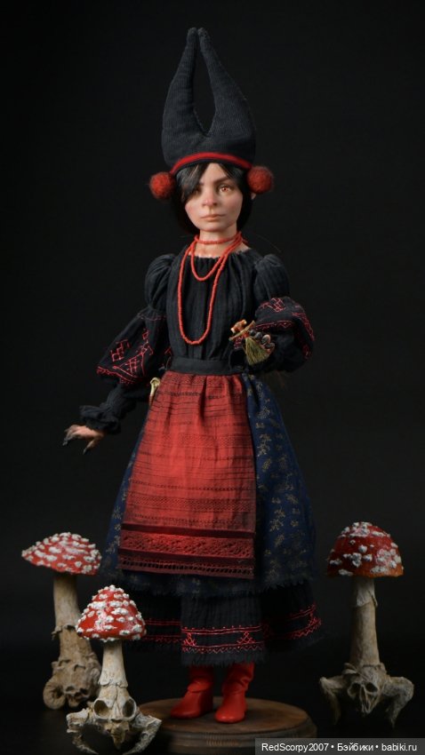 Рукотворные образы "Тайного Леса" Елены Емашевой "Воронья Мастерская" на БАЛУ КУКОЛ в Санкт-Петербурге в Севкабель Порту 11-14 мая 2023 года