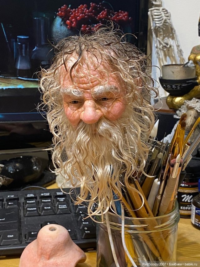 Рукотворные образы "Тайного Леса" Елены Емашевой "Воронья Мастерская" на БАЛУ КУКОЛ в Санкт-Петербурге в Севкабель Порту 11-14 мая 2023 года (фото 10)