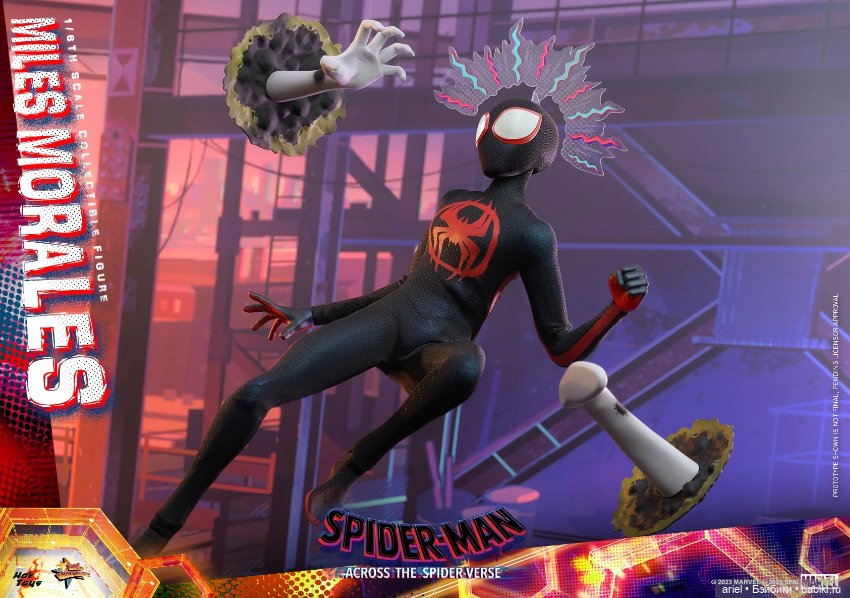 Hot Toys анонсировали фигурку Майлза Моралеса по анимационному фильму «Человек-паук: Паутина вселенных» (фото 4)