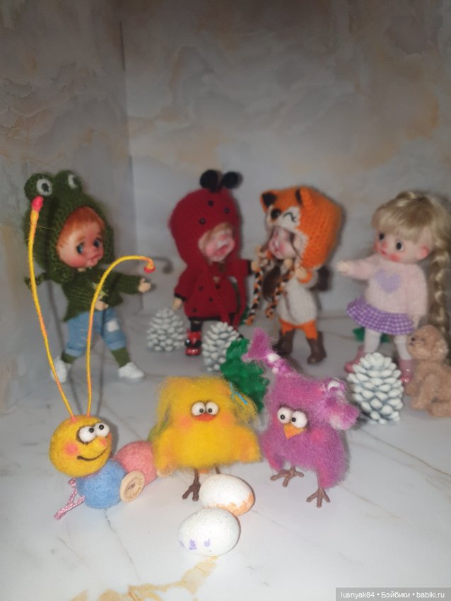 Звереныши спорят — Куклы и тела Obitsu 11 (Ob11): гибриды (фото 5)