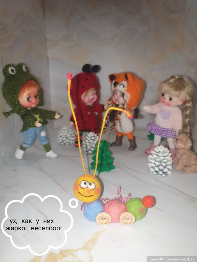 Звереныши спорят — Куклы и тела Obitsu 11 (Ob11): гибриды (фото 3)