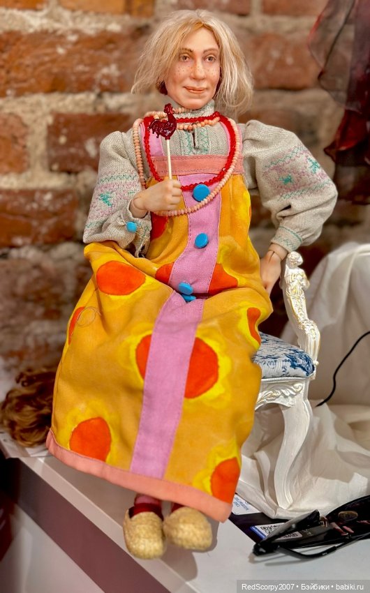 Куклы, созданные художником-кукольником Владимиром Емельяненко на "БАЛУ КУКОЛ" в Санкт-Петербурге в Севкабель Порту 11-14 мая 2023 года